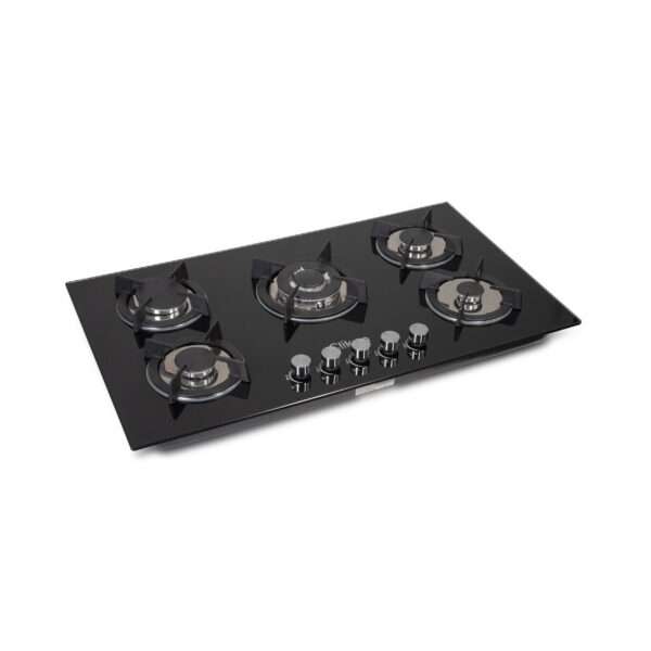 5 BURNER 8MM GLASS HOB - Image 2